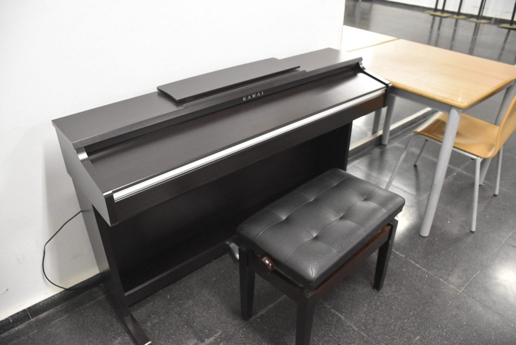 Piano in the rehearsal room