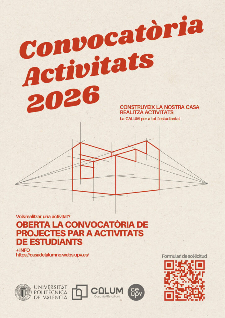 Cartell de la Convocatòria d'Activitats 2026