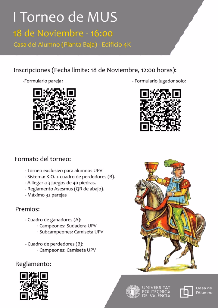 Torneo de Mus UPV